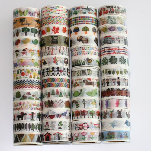 Washi tape colourful m - tape, 10