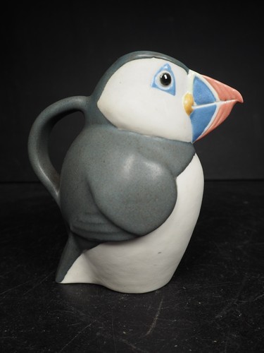Scottish studio pottery puffin - scottish,