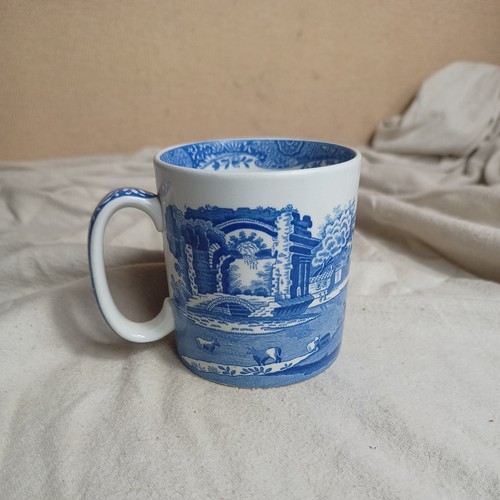 1994 spode blue italian mug - blue,