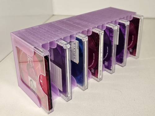 Transparent purple minidisc - transparent,