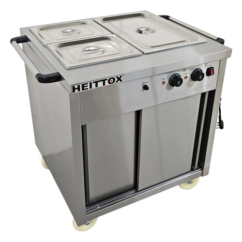 Wet bain marie mobile servery - bain,