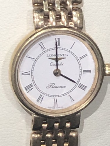Longines 9ct gold ladies watch - longines,