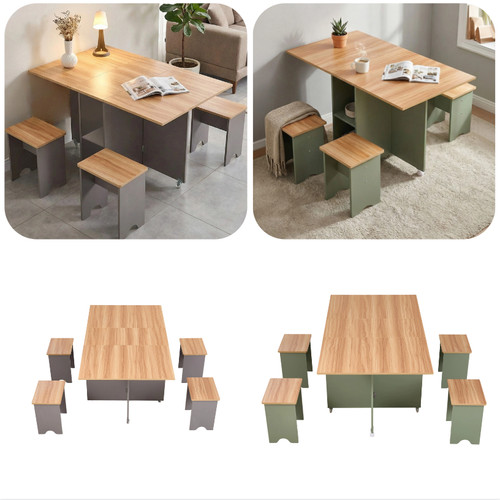 Folding drop leaf table - &, 4