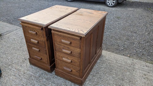 Pair extra large solid - solid, oak
