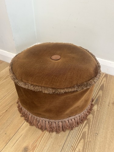 Vintage mid century footstool - vintage,