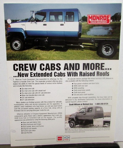 1990s monroe truck equipment - truck, &