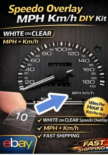 White clear speedo dial - white,