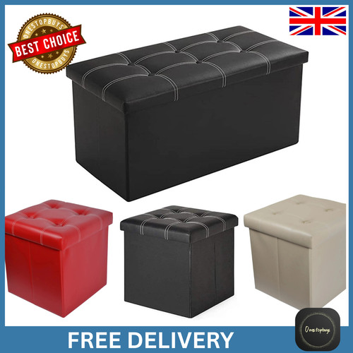 Folding ottoman storage - folding,