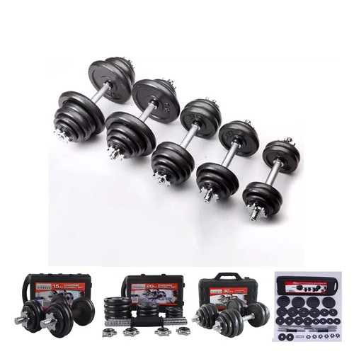 Cast iron adjustable dumbbells - cast,