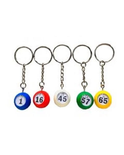 Mini bingo ball - ball, keychains-