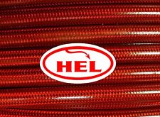 TRANS RED RD350 LC 1980-1983 FRONT STD SETUP HEL BRAIDED BRAKE LINES