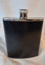 Vintage 6oz Leather Bound Hip