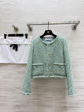 Chanel CC Green Coarse Fur