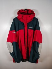 Vintage Berghaus Mera Peak Gore-Tex XCR Jacket Mens Size XL Red/Grey/White