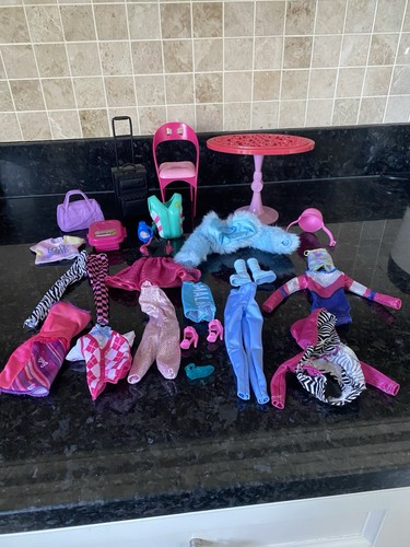 Barbie clothes furniture lot - clothes,