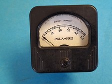 50mA DC FSD Panel Meter