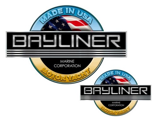 Bayliner motor yacht stickers - bayliner,
