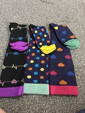 long hearts & polka dot socks