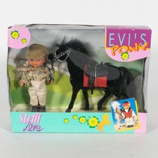 BNIB 1990s Simba Steffi Love doll - Evi's Pony black