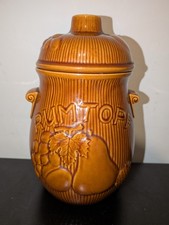 Vintage Brown Ceramic Rumtopf