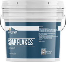 Soap Flakes, Homemade Laundry Detergent, Tallow-Based, Unscented (1 Gallon)