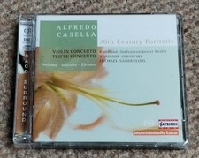 ALFREDO CASELLA Violin & Triple Concertos  CAPRICCIO 20th Cent Portraits SACD NM