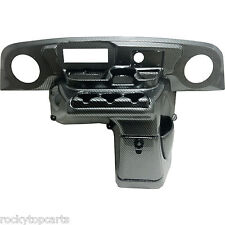 EZGO TXT (96-13) Golf Cart Elite Radio Dash Cover - Carbon Fiber Weave