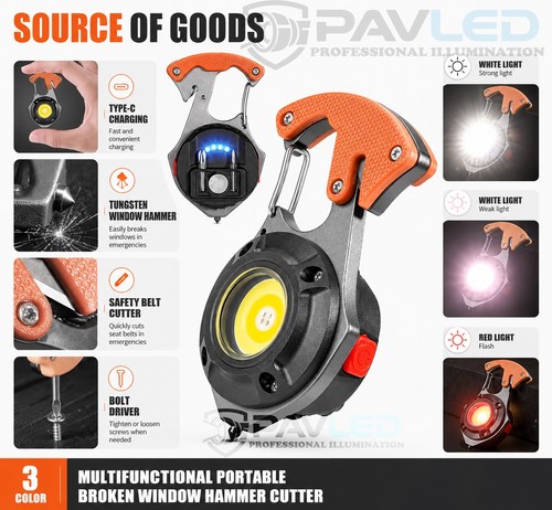 Keychain light rechargeable - 2x,