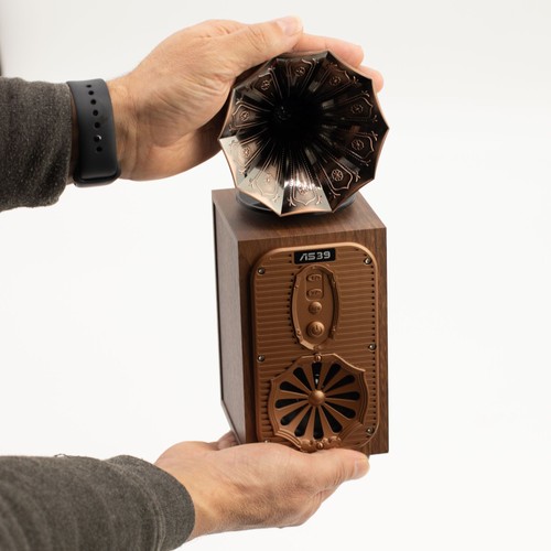 Retro tall gramophone - retro, speaker