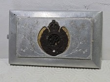 Vintage Ww2 Royal Engineer Corp Cigarette Case Made In England