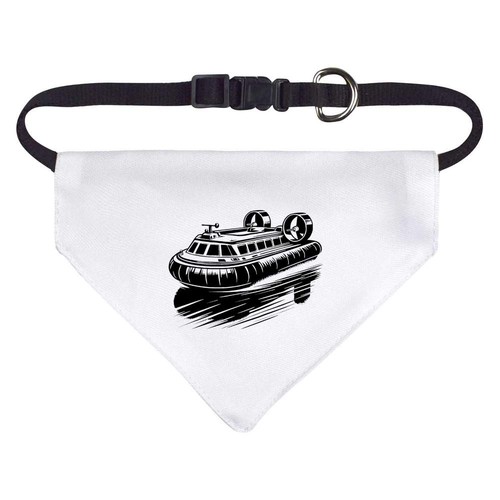 Speeding hovercraft dog - hovercraft',