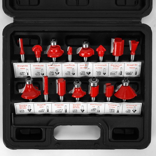 15pcs inch shank router - shank,