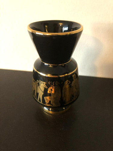 Vintage black gold greek - black, &