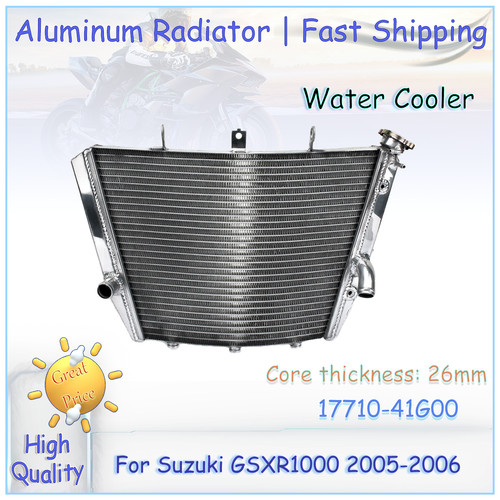 Aluminium engine water cooler - water,