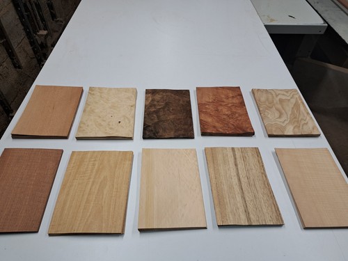 Wood veneer sample pack 10 - sample,