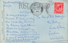 FAMILY HISTORY - GENEALOGY - POSTCARD  - BAINBRIDGE - LITTLE BYTHAM THE RECTORY