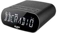 Bush DAB+ Clock Radio FM Abbey LCD Display Alarm Clock Radio Black 4745172