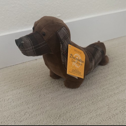 Dachshund dog puppy door - dachshund, stop