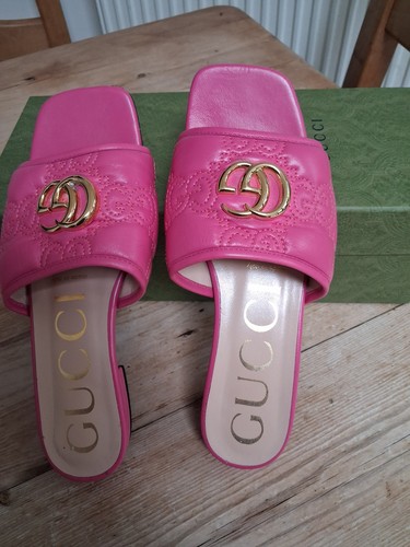 Gucci size matelasse slide - size, 37