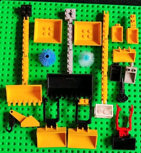 Lego digger bucket tipper - digger,