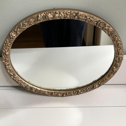 Vintage antique wall mirror - wall,