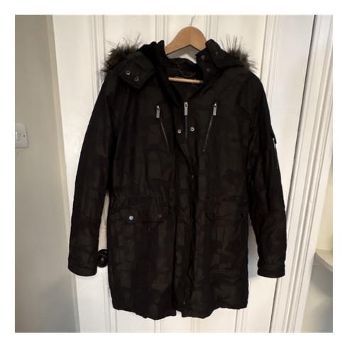 Mint velvet hooded parka coat - mint,