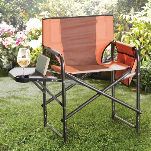 Folding director chair with - director,