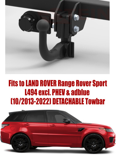 Detachable tow bar - detachable, lr