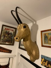 Original Antique Antelope Head