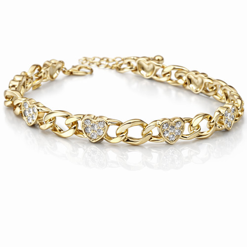 Ladies gold 5mm adjustable - gold,