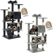 LARGE CAT TREE ACTIVITY CENTRE MULTILEVEL SCRATCHING POST 133CM CLIMBING TOWER