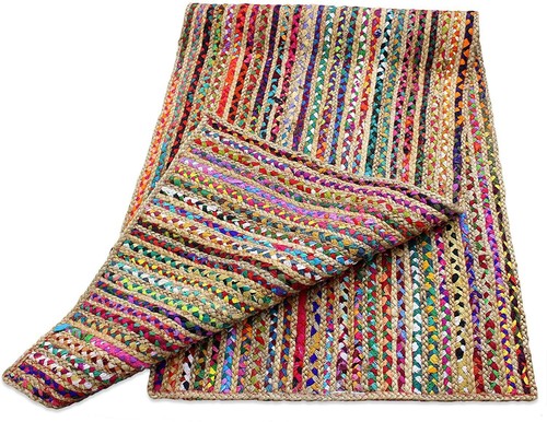 Rug jute cotton - cotton, braided