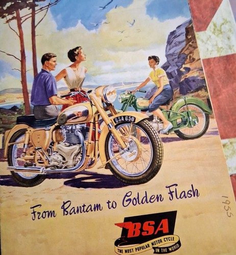 Bsa oct54 brochure for the - ",