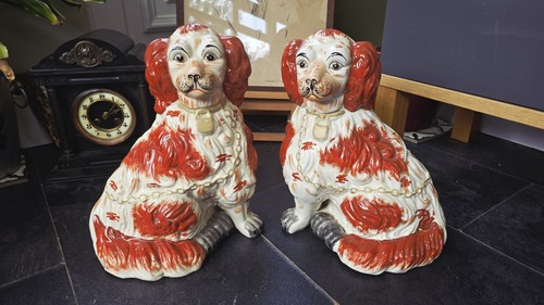 Superb pair antique russett - pair,